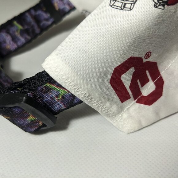 NEW- Homemade OU Oklahoma Sooner Dog Bandana BOOMER (8" x 6") Size S-M - Picture 7 of 7